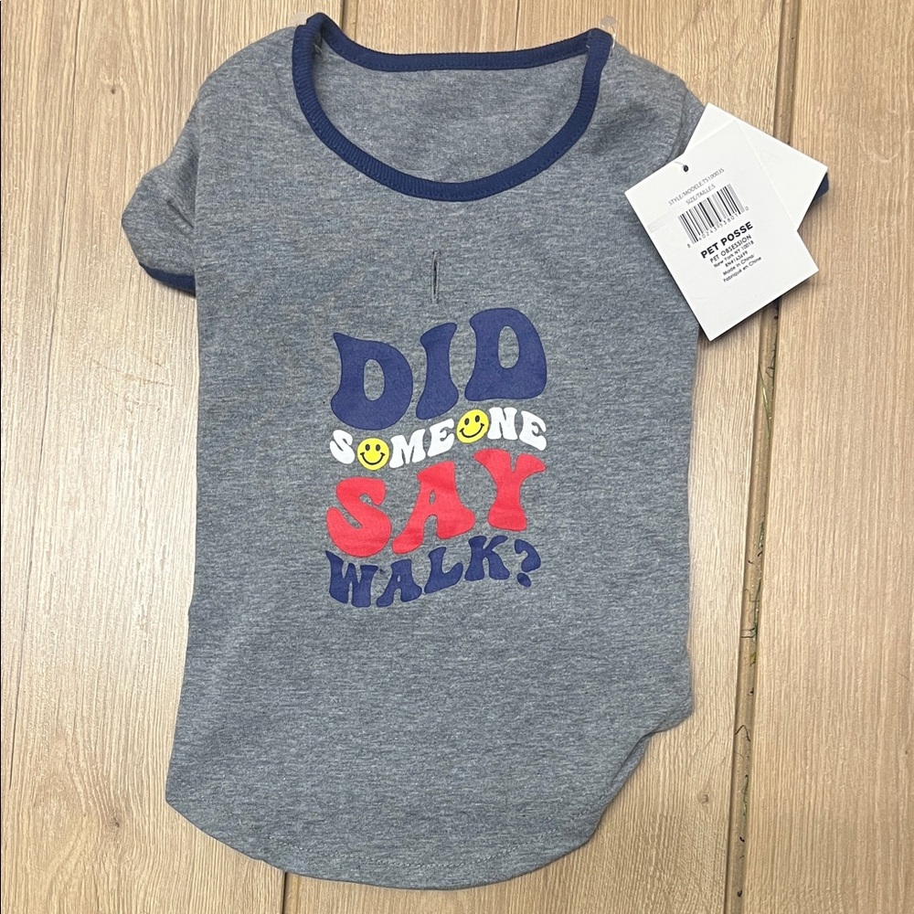 Posse Blue and Red Graphic Tee